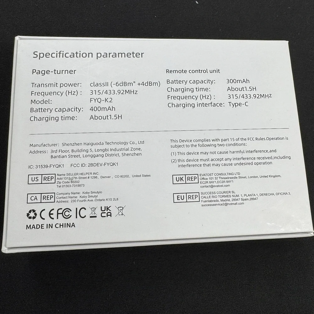 Unbranded Pink Remote Control Page Turner for Kindle Paperwhite camera